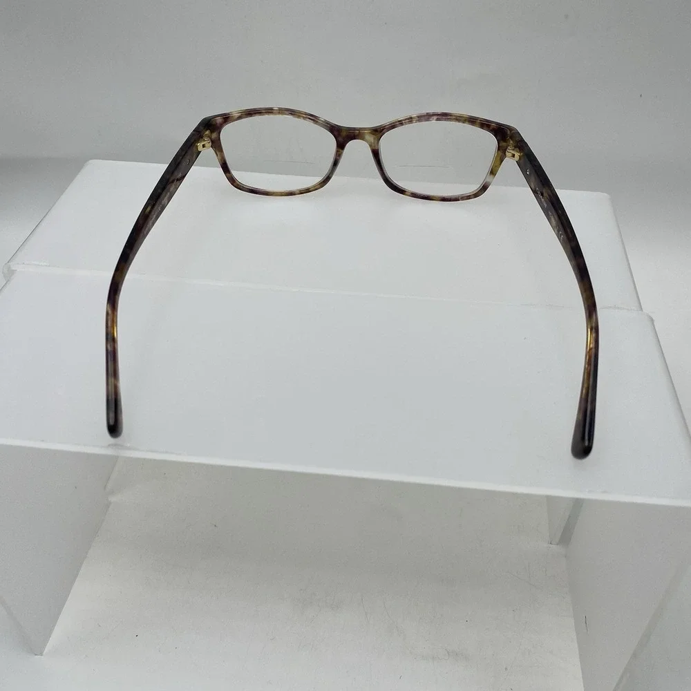 Coach Eyeglasses FRAMES ONLY HC6065 Cat Eye 49-17-135 Confetti Light Brown 248